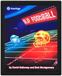 Cartridge artwork for Blip Football on the Atari 2600.