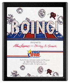 Cartridge artwork for Boing! on the Atari 2600.