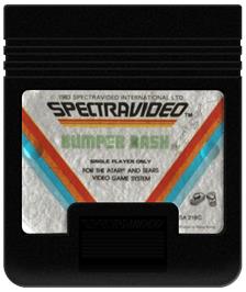 Cartridge artwork for Bumper Bash on the Atari 2600.
