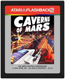 Cartridge artwork for Conquest of Mars on the Atari 2600.