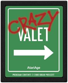 Cartridge artwork for Crazy Valet on the Atari 2600.