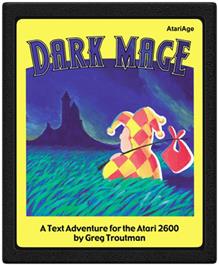 Cartridge artwork for Dark Mage on the Atari 2600.