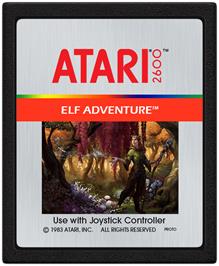 Cartridge artwork for Elf Adventure on the Atari 2600.