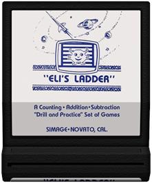Cartridge artwork for Eli's Ladder on the Atari 2600.