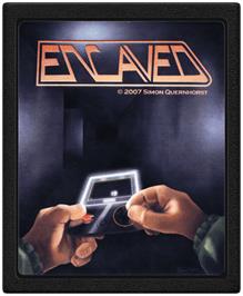 Cartridge artwork for Encaved on the Atari 2600.