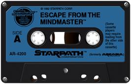 Cartridge artwork for Escape From The Mindmaster on the Atari 2600.