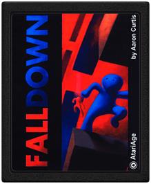 Cartridge artwork for Fall Down on the Atari 2600.