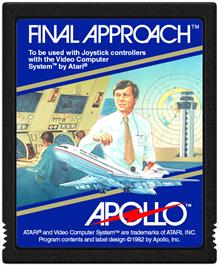 Cartridge artwork for Final Approach on the Atari 2600.
