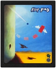 Cartridge artwork for Flapping on the Atari 2600.