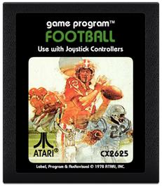 Cartridge artwork for Football on the Atari 2600.