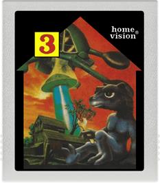Cartridge artwork for Go Go Home on the Atari 2600.