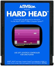 Cartridge artwork for Hard-Head on the Atari 2600.