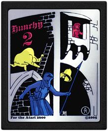 Cartridge artwork for Hunchy 2 on the Atari 2600.