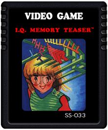Cartridge artwork for I.q. Memory Teaser on the Atari 2600.