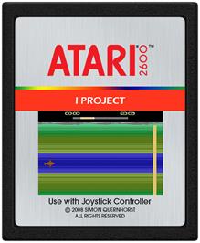 Cartridge artwork for I Project on the Atari 2600.
