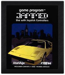 Cartridge artwork for Jammed on the Atari 2600.