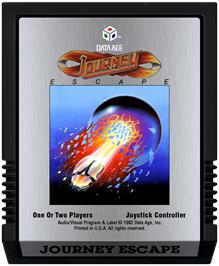 Cartridge artwork for Journey Escape on the Atari 2600.