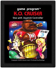 Cartridge artwork for K.o. Cruiser on the Atari 2600.