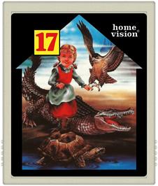 Cartridge artwork for Lilly Adventure on the Atari 2600.