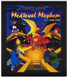 Cartridge artwork for Medieval Mayhem on the Atari 2600.