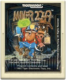 Cartridge artwork for Miner 2049er on the Atari 2600.