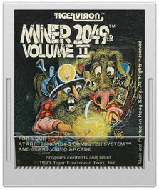 Cartridge artwork for Miner 2049er Volume II on the Atari 2600.