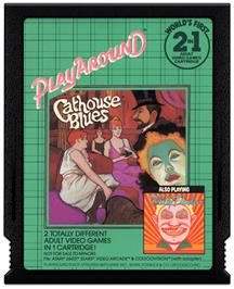 Cartridge artwork for Philly Flasher/Cathouse Blues on the Atari 2600.