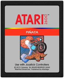 Cartridge artwork for Pinata on the Atari 2600.