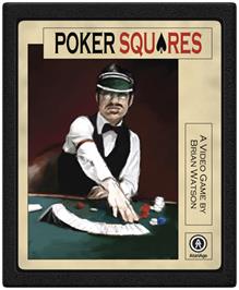 Cartridge artwork for Poker Squares on the Atari 2600.