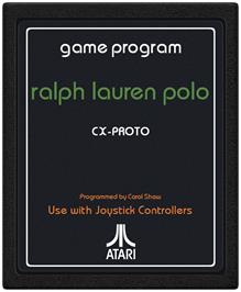 Cartridge artwork for Polo on the Atari 2600.