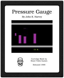 Cartridge artwork for Pressure Gauge on the Atari 2600.