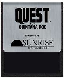 Cartridge artwork for Quest For Quintana Roo on the Atari 2600.