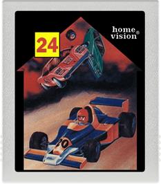 Cartridge artwork for Racing Car on the Atari 2600.