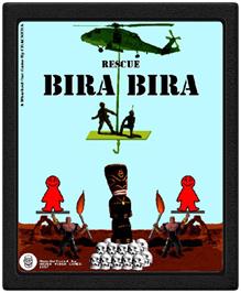 Cartridge artwork for Rescue Bira Bira on the Atari 2600.