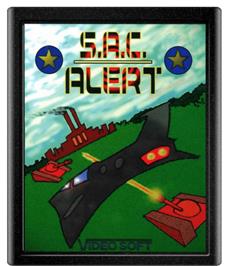 Cartridge artwork for S.a.c. Alert on the Atari 2600.