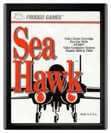 Cartridge artwork for Sea Hawk on the Atari 2600.