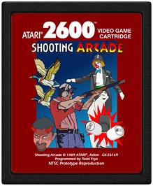 Cartridge artwork for Shooting Arcade on the Atari 2600.