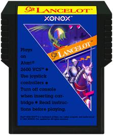 Cartridge artwork for Sir Lancelot on the Atari 2600.