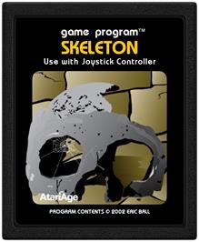 Cartridge artwork for Skeleton on the Atari 2600.