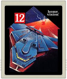 Cartridge artwork for Sky Alien on the Atari 2600.