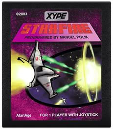Cartridge artwork for Star Wars on the Atari 2600.