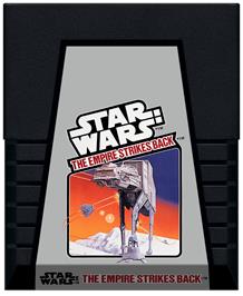 Cartridge artwork for Star Wars - The Empire Strikes Back on the Atari 2600.