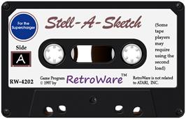 Cartridge artwork for Stell-a-sketch on the Atari 2600.
