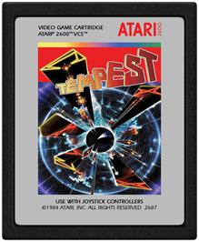 Cartridge artwork for Tempest on the Atari 2600.