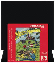 Cartridge artwork for The Music Machine on the Atari 2600.