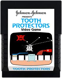 Cartridge artwork for Tooth Protectors on the Atari 2600.