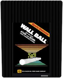 Cartridge artwork for Wall Ball on the Atari 2600.