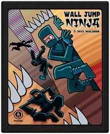 Cartridge artwork for Wall Jump Ninja on the Atari 2600.