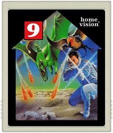 Cartridge artwork for World End on the Atari 2600.