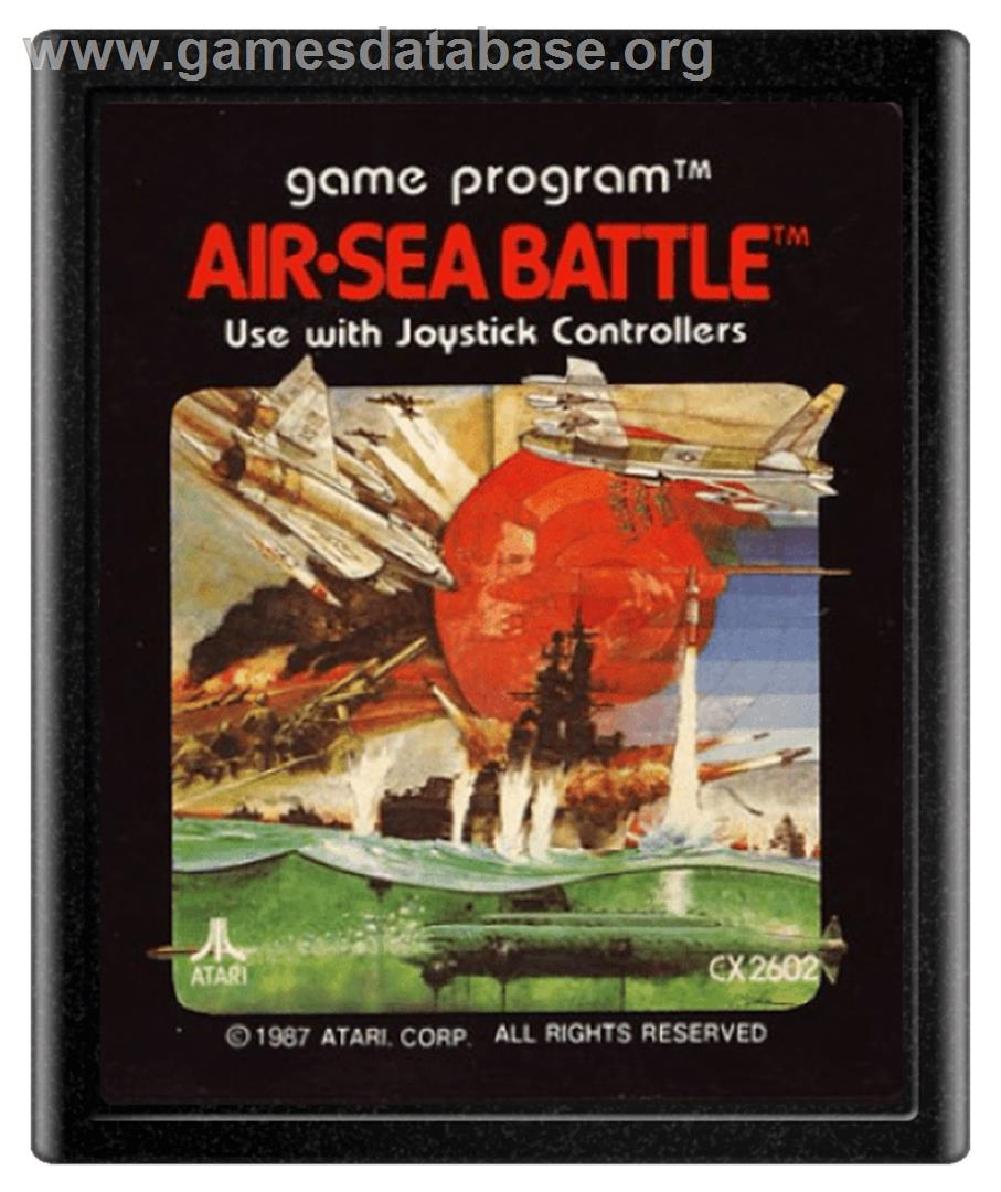 Air-Sea Battle - Atari 2600 - Artwork - Cartridge
